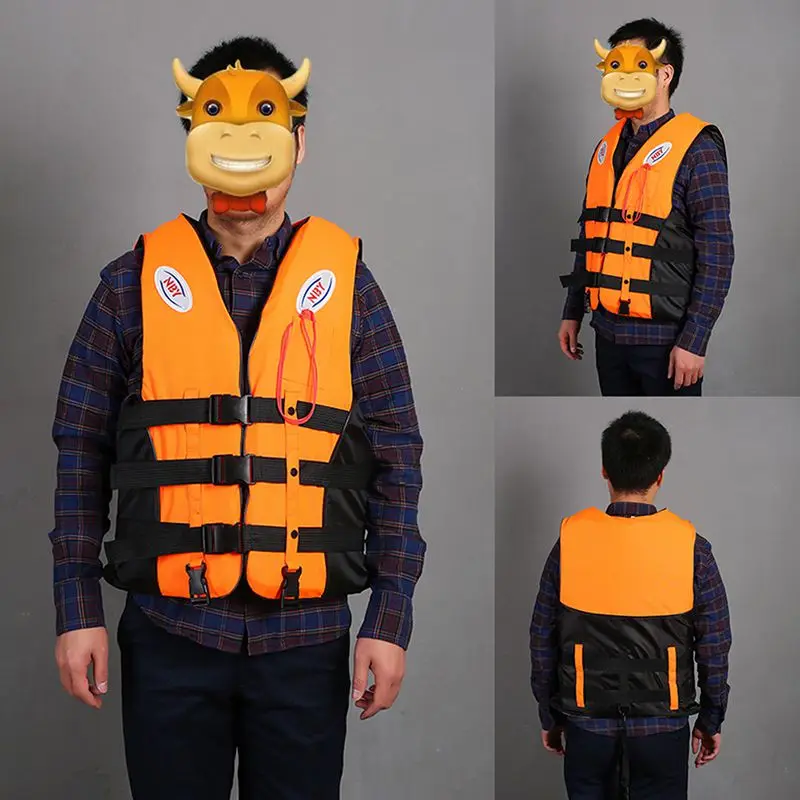 Защитный спасательный жилет для детей и взрослых светоотражающий Регулируемый