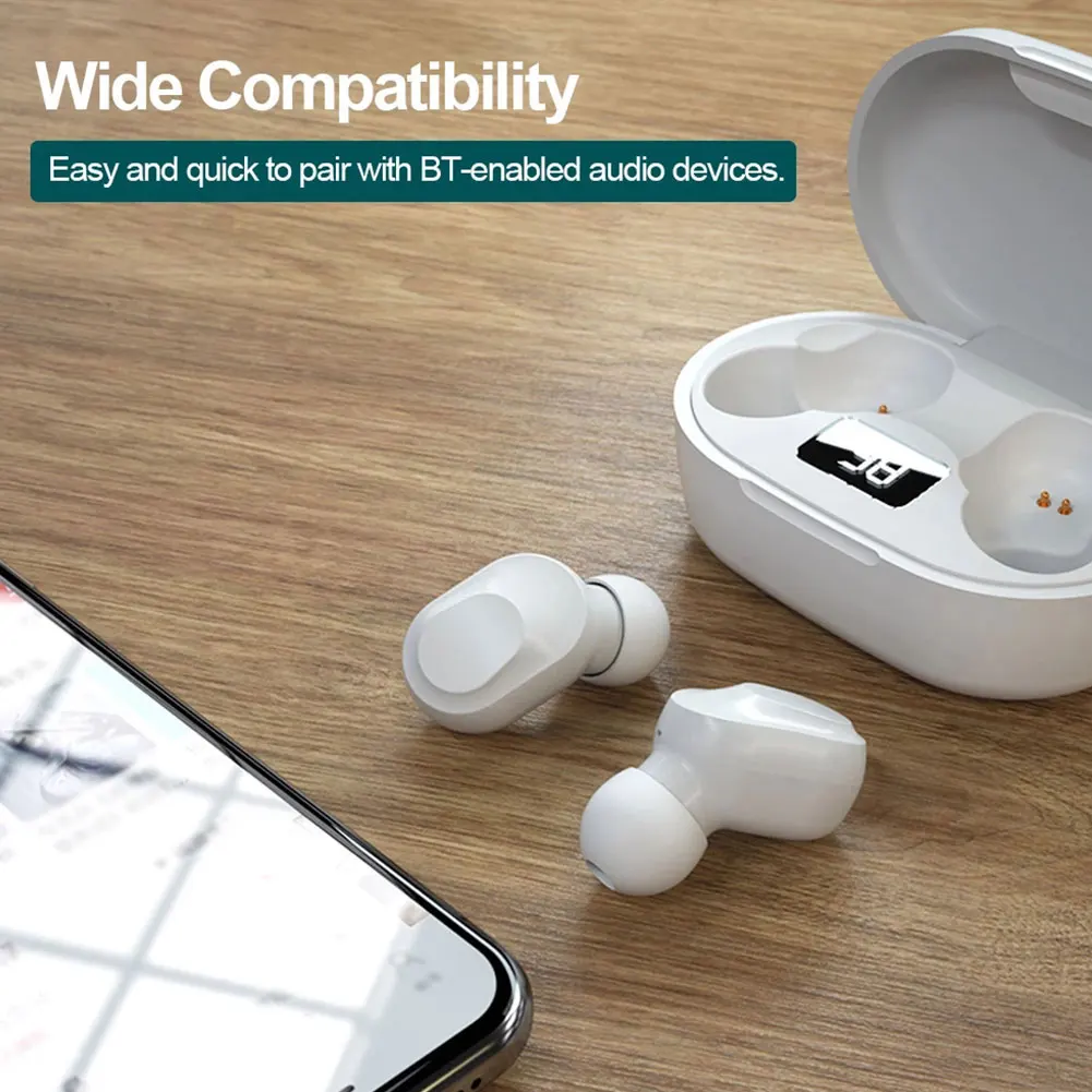 

Lenovo XT91 TWS Earbuds Wireless Bluetooth Headphones 5.0 AI Control Gaming Headset Stereo Sport bass With Mic Noise Reduction