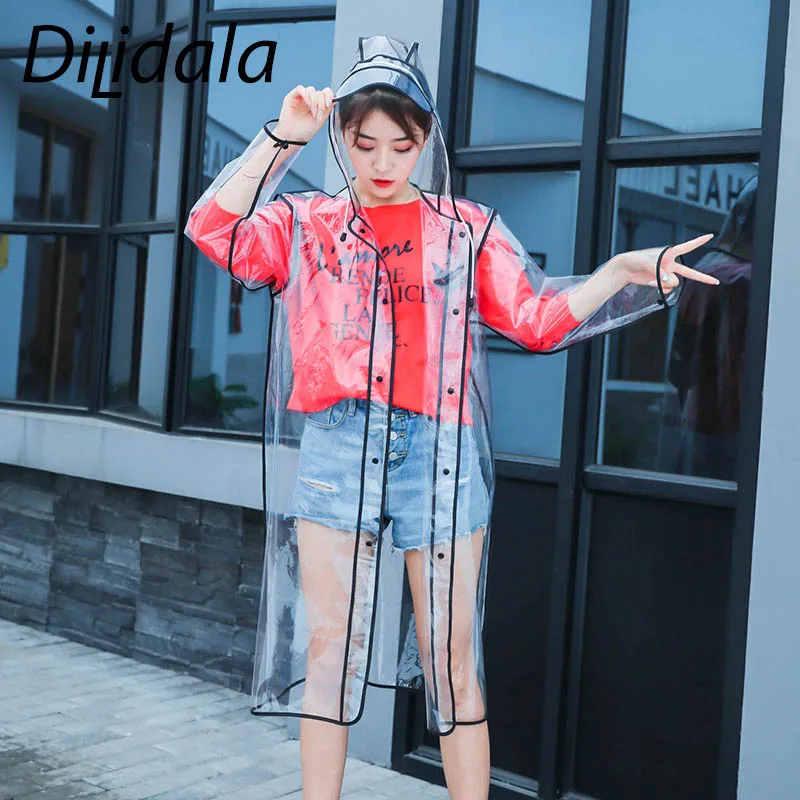 Прозрачное пончо для девочек модный водонепроницаемый плащ высокое качество