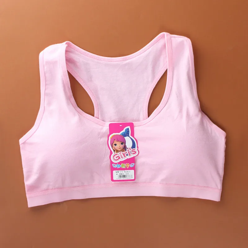 Спортивный бюстгальтер 6 шт./лот для девочек-подростков нижнее Белье беременных
