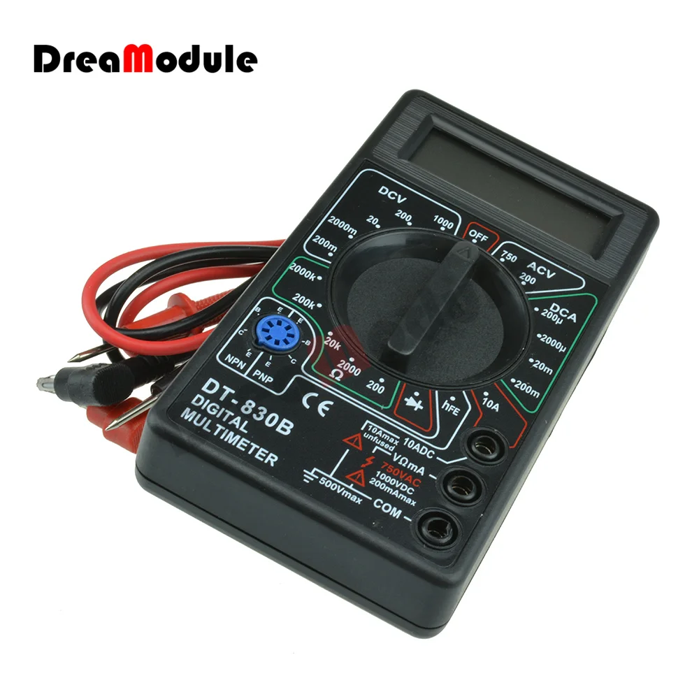 Цифровой мультиметр с ЖК дисплеем фотоэлектрический вольтметр амперметр Омметр