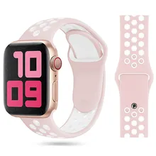 Rubber strap for apple watch se 6 5 4 3 watchband soft silicone bracelet correa iwatch band 38mm 40mm apple watch band 44mm 42mm