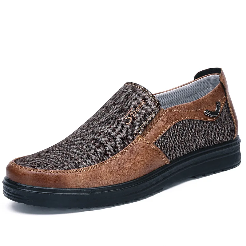

Men Casual Shoes Breathable Loafers Sneakers 2020 New Fashion Comfortable Flat Handmade Retro Leisure Loafers Shoes Men Shoes