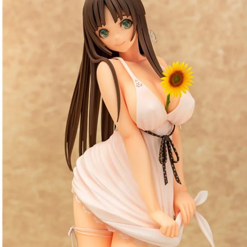 Japan Anime Figure Sexy Cover Girl Hard Chest Pajama Ver. PVC 1/6 Decor Action Collectible Model Christmas Toy BOX D537 | Игрушки и