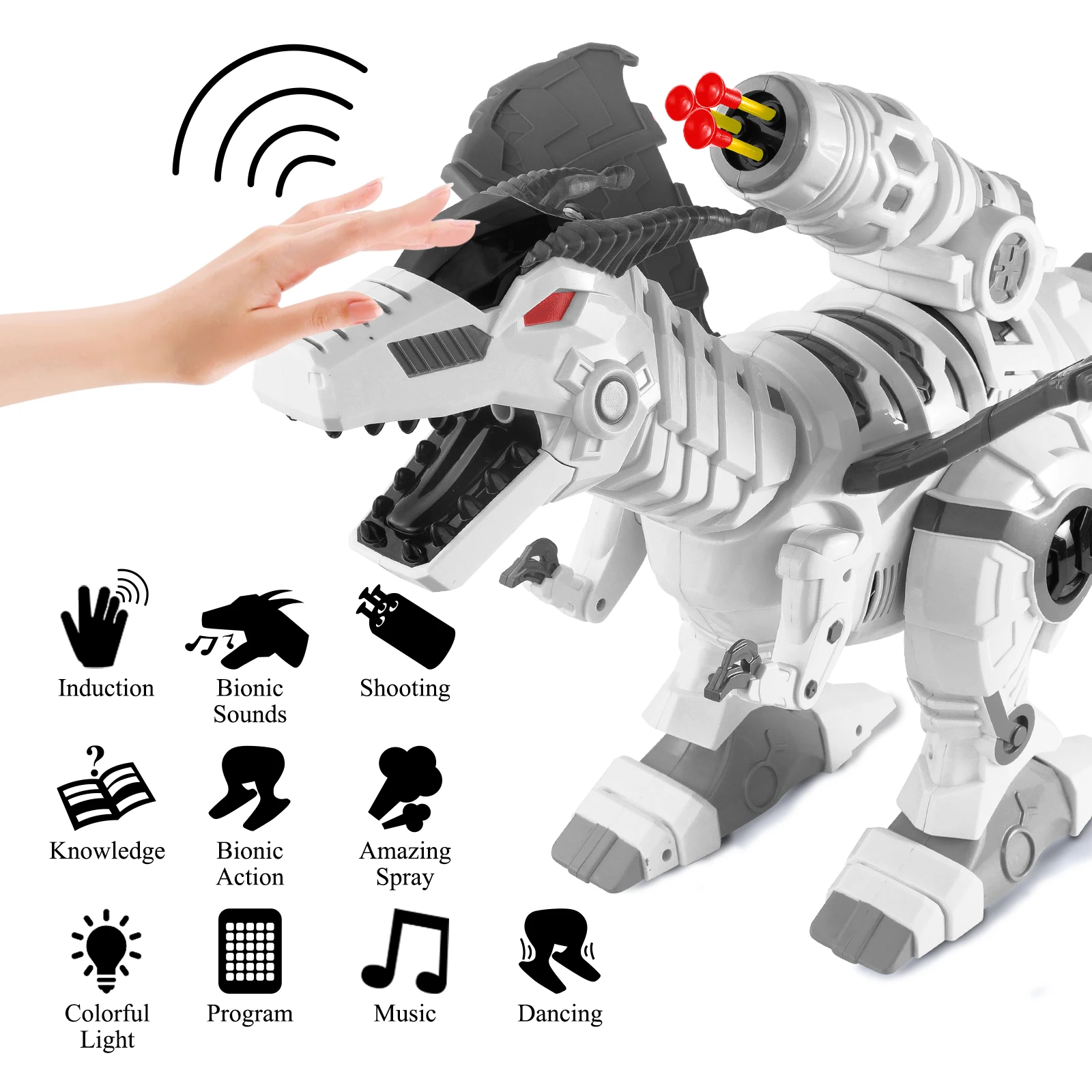 

Mist Spray Remote Control Dinosaurs Toys Electric Dinosaur RC Robot Animals Educational Toys for Children Boys Gifts