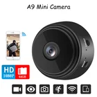 Мини-камера видеонаблюдения A9, беспроводная Ip-камера 1080P, Wi-Fi, ночное видение, видео регистратор App контроль