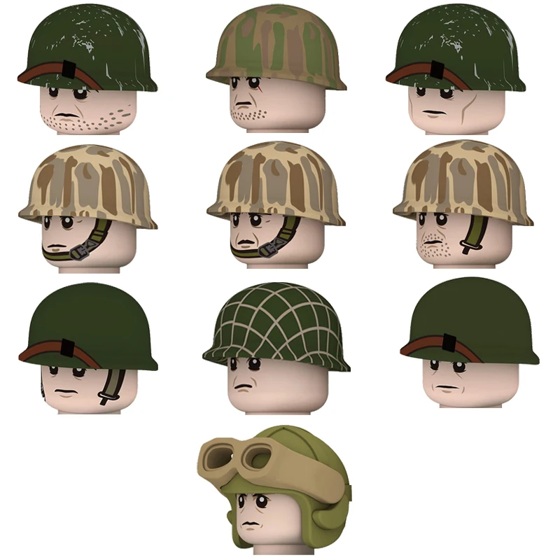 Новый WW2 солдаты военной армии фигурки строительные блоки Военная Униформа