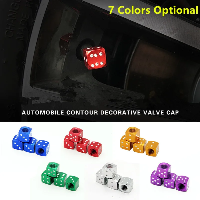 4 шт./лот автомобильный Стайлинг из алюминиевого сплава пылезащитные колпачки