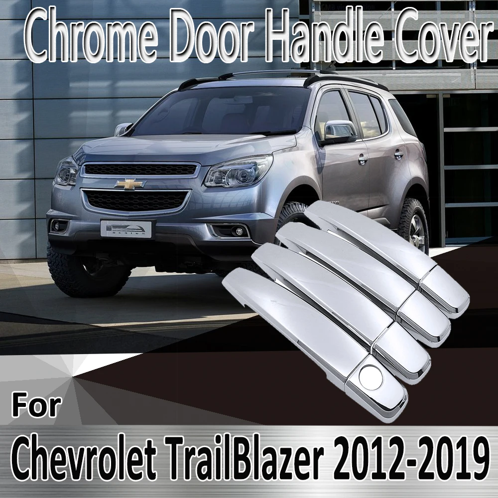 

for Chevrolet TrailBlazer MUX 2012~2019 Styling Stickers Decoration Chrome Door Handle Cover Refit Car Accessories