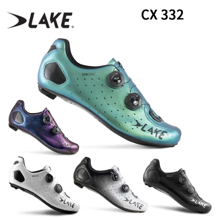 Замковая обувь LAKE CX332 для езды на шоссейном велосипеде Сверхширокая кожаная