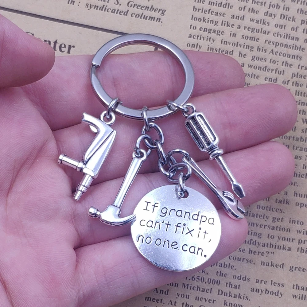 Брелок для ключей инструменты обслуживания молоток топор гаечный ключ