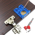 35 мм Шаг сверло отверстие локатор Jinge сверлильный кондуктор скрыть отверстие открывания двери шкафа деревообрабатывающие аксессуары для столярных работ