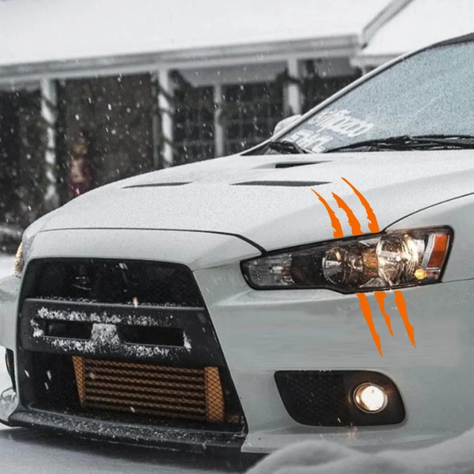 40 см * 12 Monster полоска от царапин Когтевран светоотражающая Автомобильная наклейка