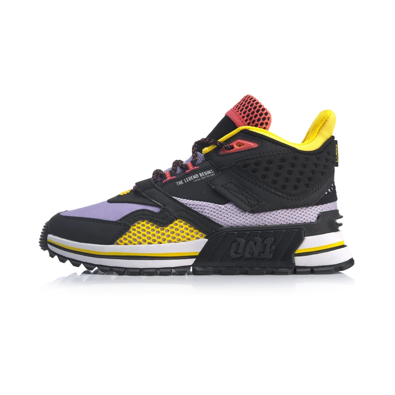 Li-Ning/Женская обувь; 001 T1000; зимняя обувь для образа жизни; Стильная Спортивная обувь с подкладкой в стиле ретро; кроссовки с динамичным корпусом; AGLP094 YXB330 - Цвет: AGLP094-1H