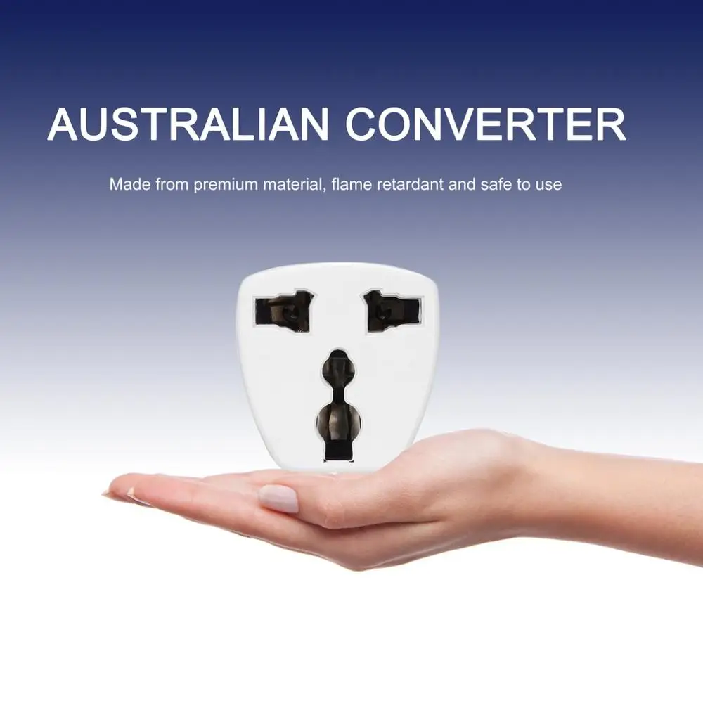 Портативный штепсельный адаптер универсальный дорожный для розетки питания США