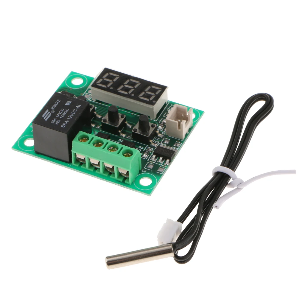 Микроцифровой термостат W1209 50 ℃ до + 110 DC 12V модуль датчика контроля