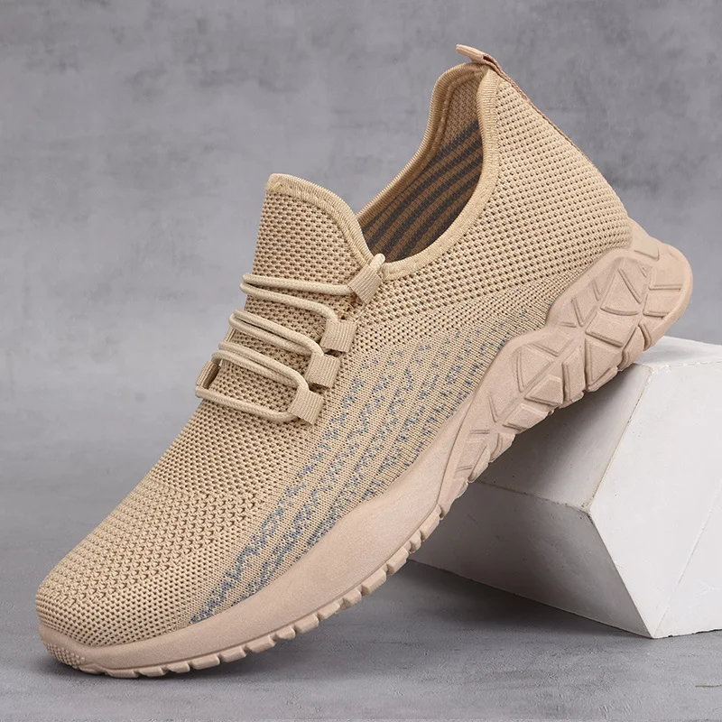 SALUDAS Men Running Shoes Breathable Sports Shoes Men Fashion Flying Woven Men Shoes Men'S Mesh Casual Shoes Men'S Sneakers