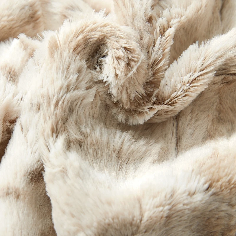 

Bubble Kiss 2020 Hot Sale New Blanket Thick White Leopard Pattern Sofa Blanket Home Living Room Lunch Break Sleeping Blankets