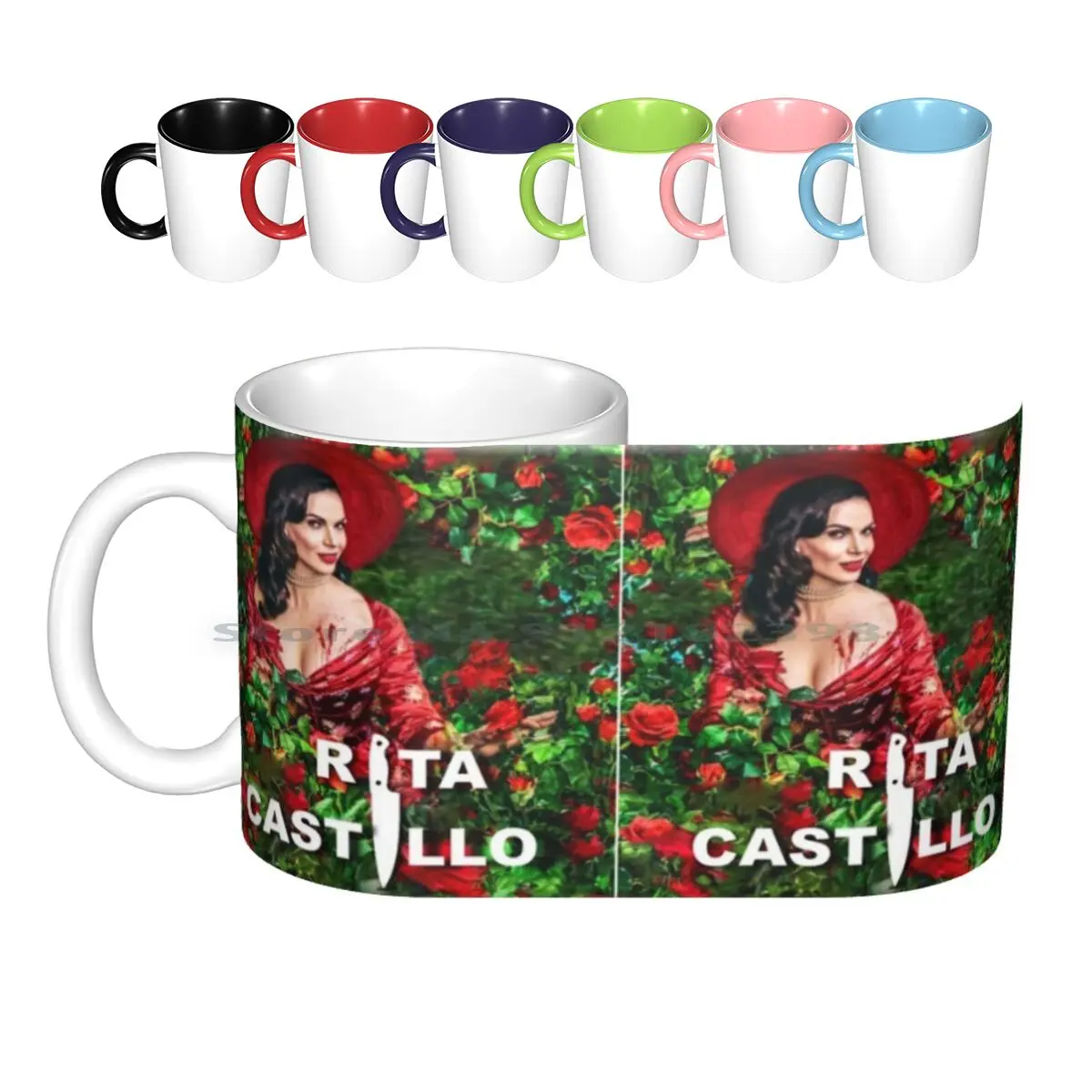 

Лана Паррилла как Рита Кастильо-почему женщины убивают Керамические Кружки Кофейные чашки Кружка для молока чая Лана Паррилла Рита Кастиль...