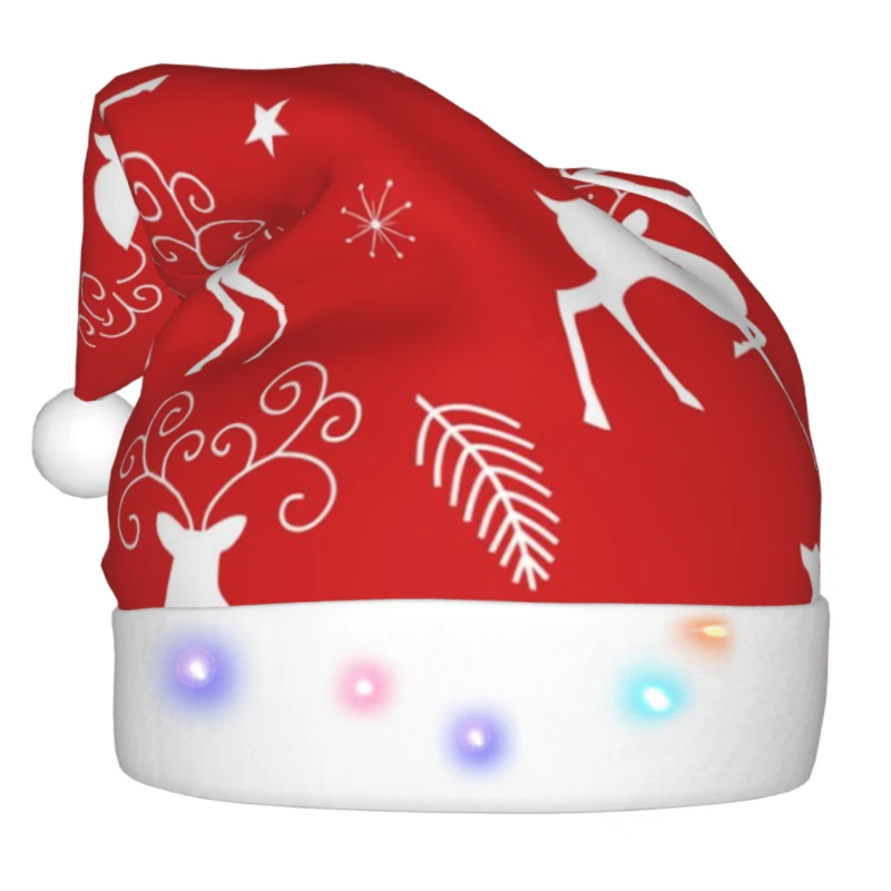 

Christmas hatNew Year Thick Plush Christmas Hat Adults Christmas Decorations For Home Xmas Santa Claus Gifts Warm Winter Caps