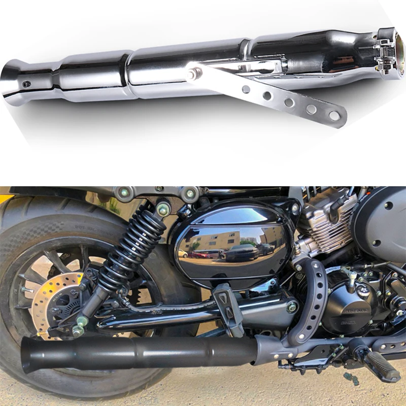 Черная выхлопная труба для мотоцикла 37/39/42/45 мм|Выхлопные трубы и системы| |