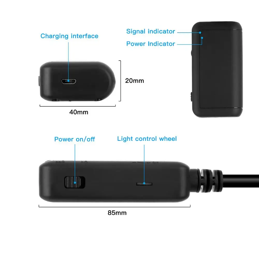 Wifi эндоскоп камера HD 5.0MP Мини для Android Iphone 5 мм жесткий кабель гибкий промышленный