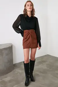 Юбка в клетку TWOAW21ET0464