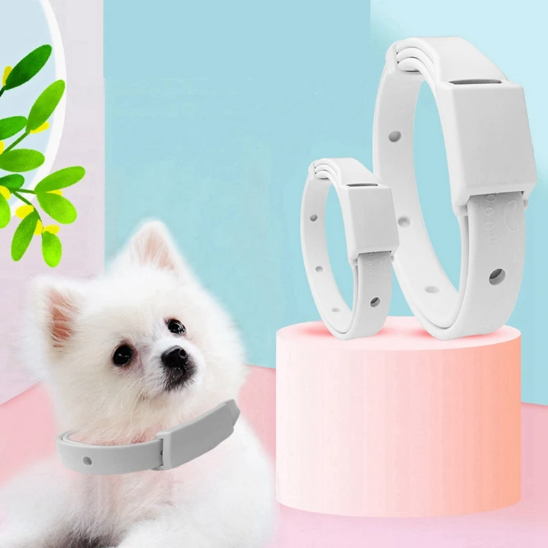 

New Pet Dog Cat Collar Anti Flea Ticks Mosquitoes Outdoor Adjustable Pet Collar Cat Accessories 8 Months Long-term Protection
