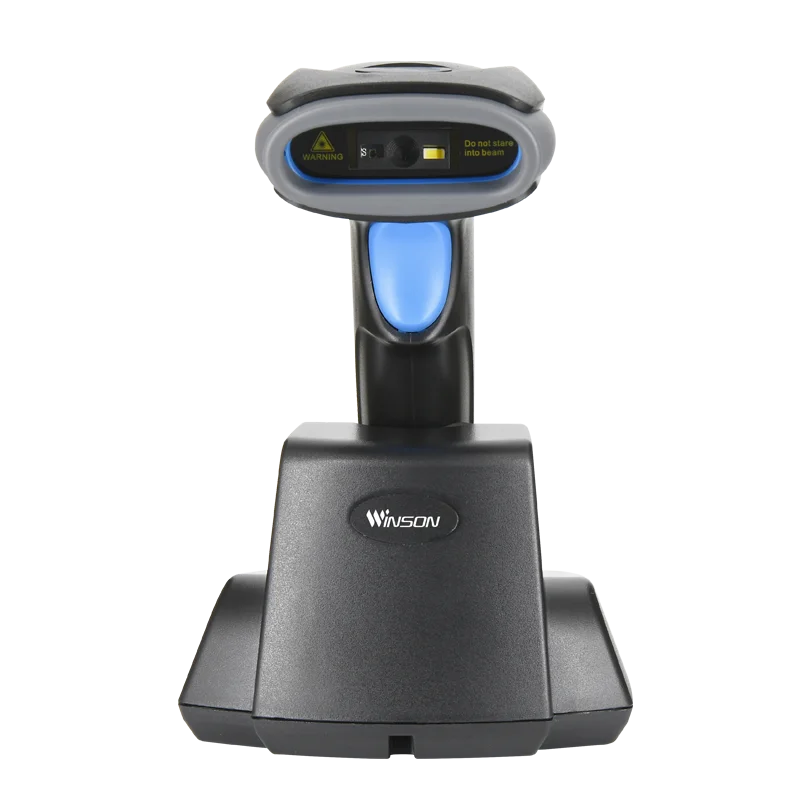 

2,4G беспроводной Перезаряжаемый лазерный считыватель штрих-кодов 1D 2D QR ручной сканер штрих-кода