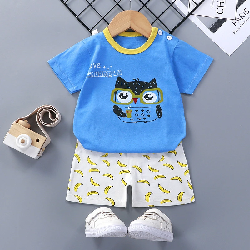 Детский комплект с жирафом модная детская одежда из 2 предметов Повседневный