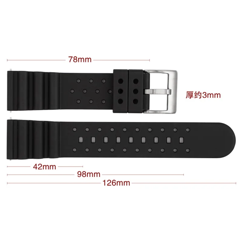 

20mm 22mm 24mm Fluorine Rubber Watchband for Seiko Watch Smart SportWatch Bracelet for Samsung Gear S2 S3 Huawei Quick Release
