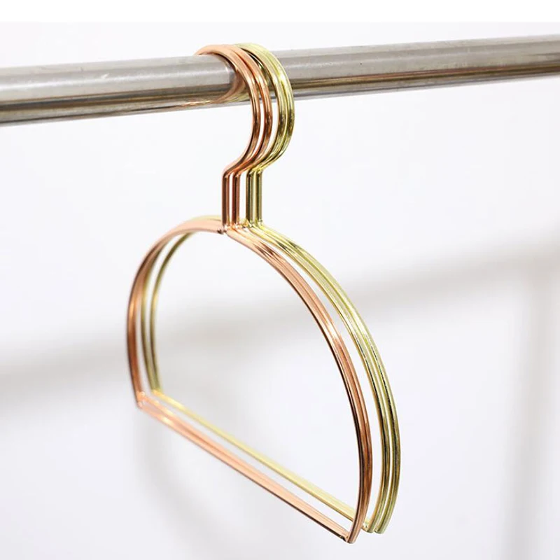 5 шт./лот Золотистый металлический полукруглый ремень для шарфа кольцо хранения