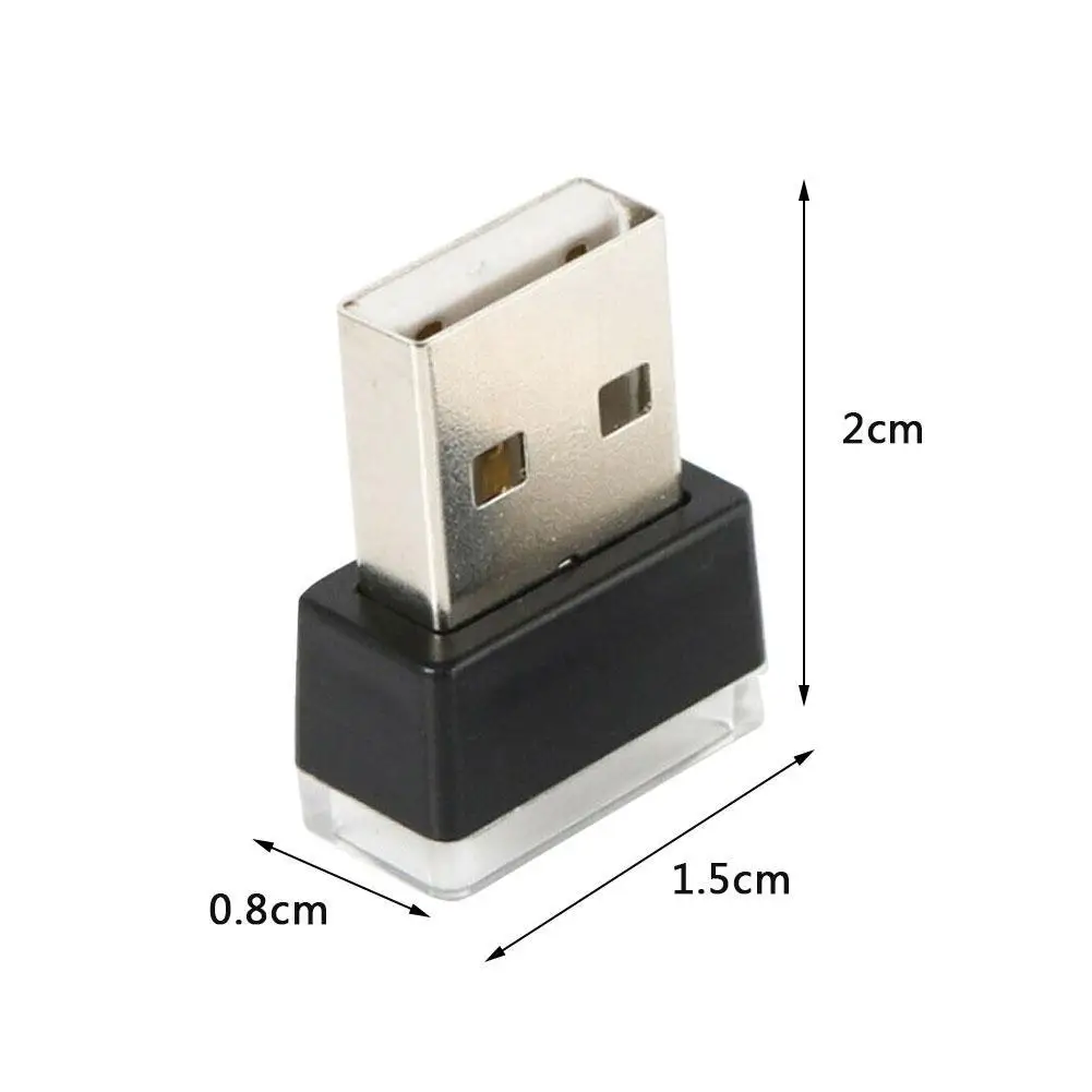 

7 Colors Mini Usb Light Led Modeling Light Car Ambient Neon Car Light Goods Decorative Interior Light Car Light Interior U6X1