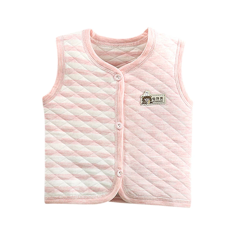 Kids Vest Children Girls Cartoon Jacket Winter Autumn Baby Boys Warm Sleeveless Plush Outerwear Coats Children Outfits Hot