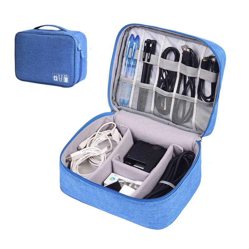 Сумка для кабеля USB гаджета зарядное устройство провода цифровые аксессуары