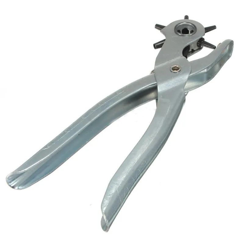 2-4 5 мм Вращающийся 6 Трубок Тяжелый кожаный ремень дырокол инструмент