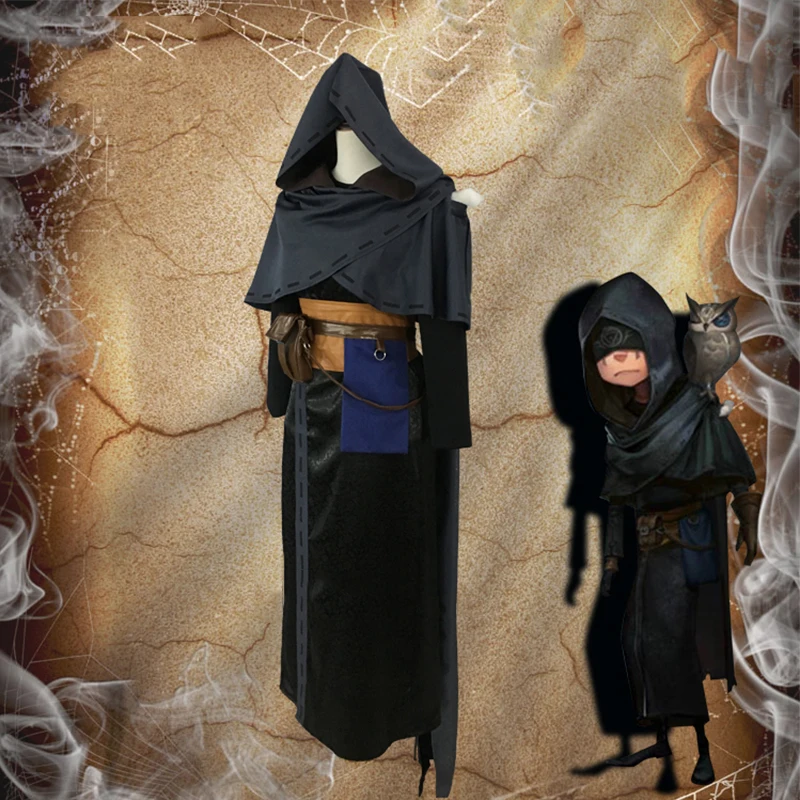 Игра идентичность V Eli Кларк Косплэй костюм живых два слоя кожи вечерние Для