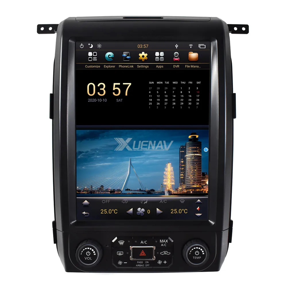 Для Ford Raptor F150 2013-2014 Tesla Style PX6 GPS-навигатор для автомобильный DVD-плеер автомобильное