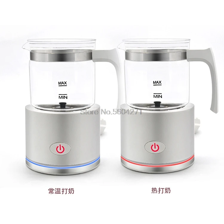 

Glass coffee milk maker intelligent automatic cold and hot milk froth machine espresso coffee fancy split type