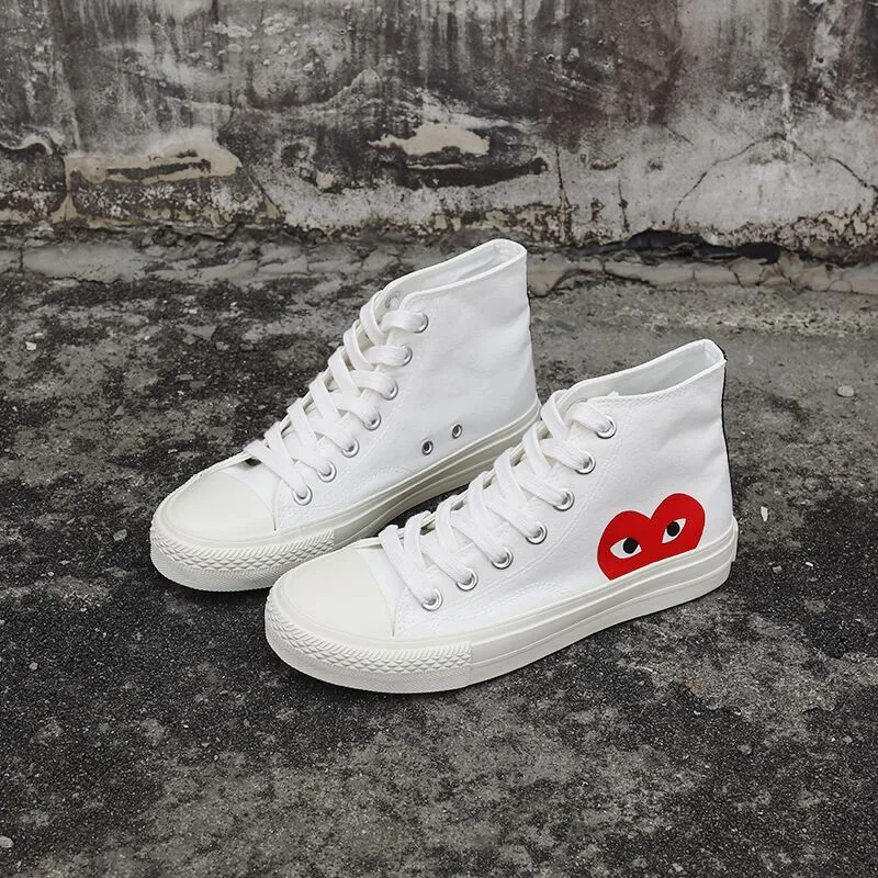 

Mvp Boy Star Cdg Play X 1970s Daily Leisure High/low Unisex Shoes High Quality Canvas Skateboarding Shoes Zapatillas Sapatillas