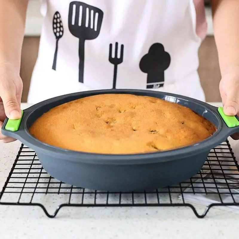 Круглая силиконовая форма для пирога антипригарный Хлеб Форма Мусса лоток пирог