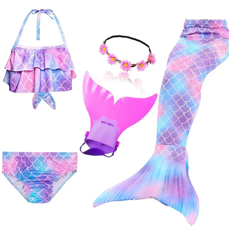 Детский купальник с хвостом Русалочки для девочки хвост русалки можно добавить