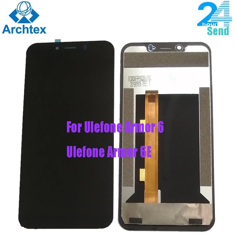 Для оригинального Ulefone Armor 6 6E ЖК дисплей + кодирующий преобразователь сенсорного