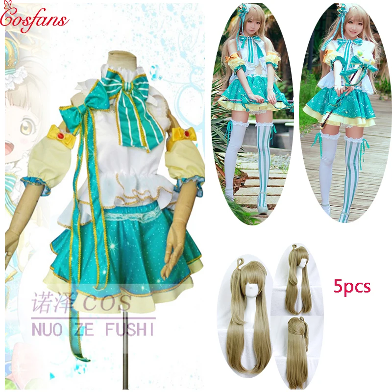 LoveLive! Love Live Minami Kotori платья снежинки униформа наряд Аниме косплей костюмы Хэллоуин