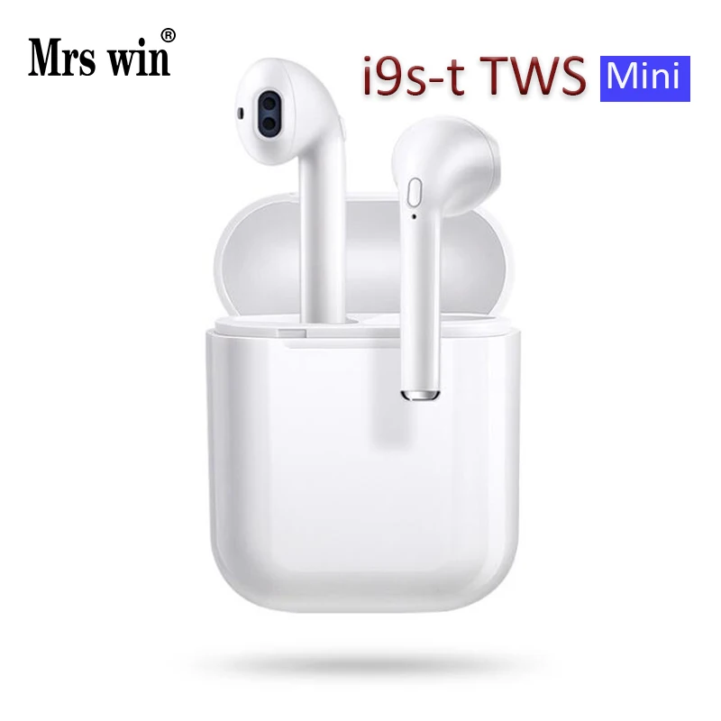 i9st-Earphone Высокое качество i7s Tws беспроводные наушники Bluetooth 5,0 наушники черный/белый цвет костюм для samsung iPhone наушники - Цвет: i9st-Earphone