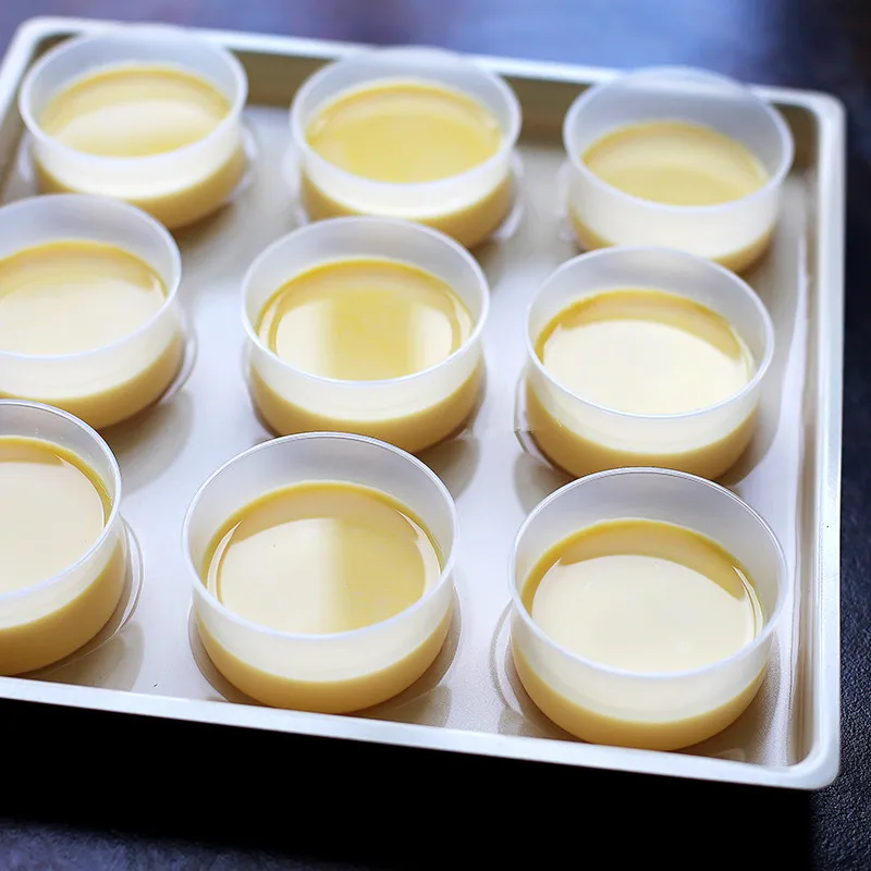 Высококачественные прозрачные u-образные пластиковые чашки для выпечки желе 140