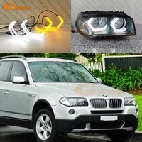for bmw e83 x3 2007 2008 2009 2010 2011 ultra bright concept m4 iconic style led angel eyes halo rings car accessories