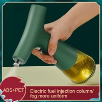 electric oil spray bottle usb charging 2 jet mode home kitchen portable oil spray can removable soy sauce tank dispenser storage