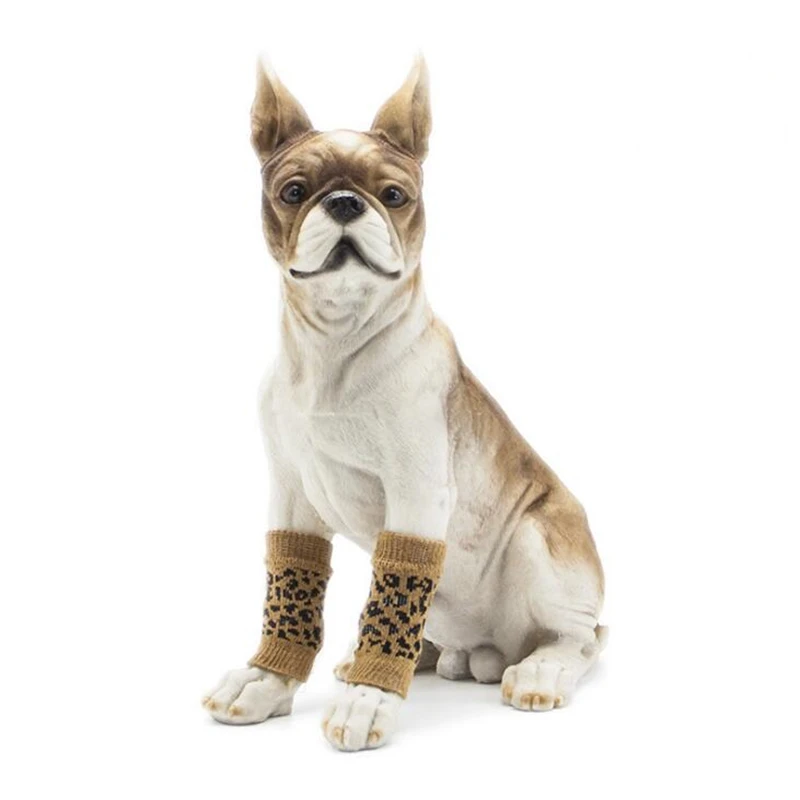 4Pcs/Set New Pet Socks Cover Joint Protection Dog Cat Warm Knee Protector Anti-Skid Leggings leg Winter Warmer Supplies - купить по