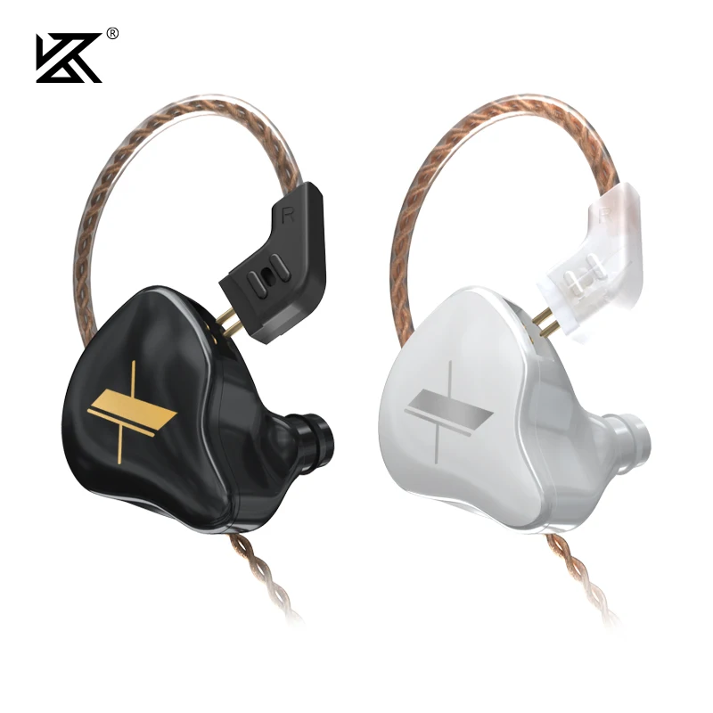  KZ EDX наушники 1DD драйверы гибридные HIFI бас наушники в ухо монитор шумоподавление спортивные наушники 